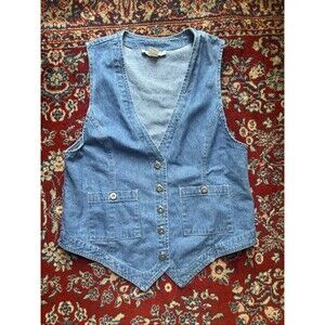 Classic Denim Vest - Blue
